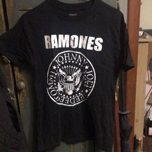 Ramones Black Graphic T-Shirt